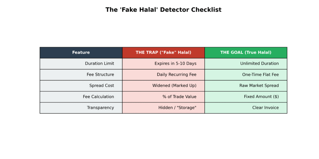 Islamic broker fee audit checklist