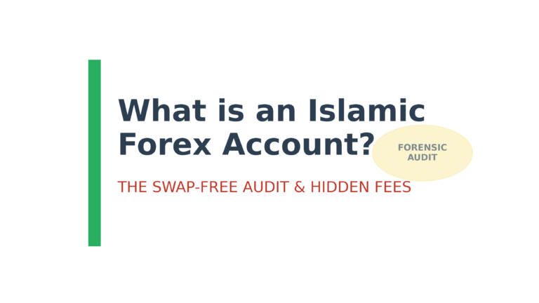Illustration of an Islamic Forex Account removing swap fees compared to a standard account